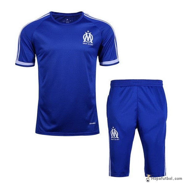 Camiseta Entrenamiento Marsella Conjunto Completo 2016/17 Azul